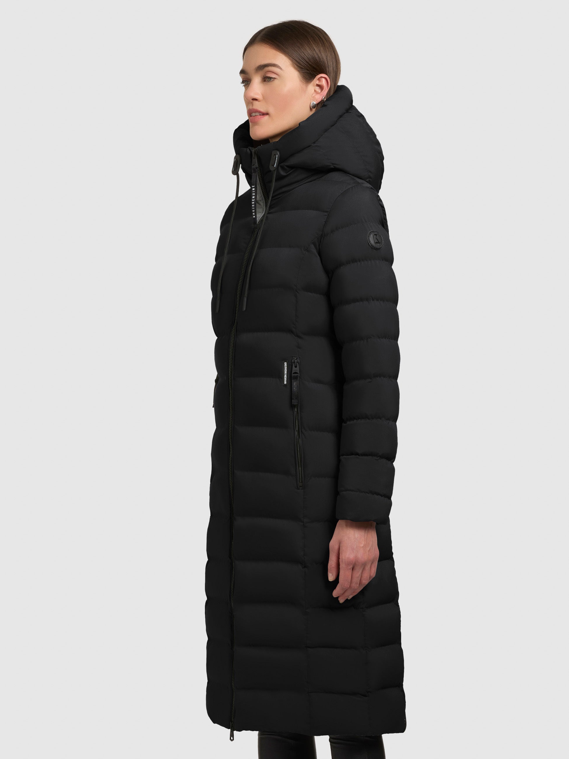 khujo-mantel-gamp-black-damen-winter-steppmantel-knielang-schwarz image 5
