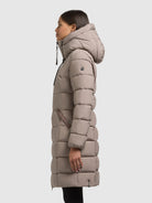 khujo-mantel-arlene-greige-slim-fit-steppmantel-mit-kapuze image 5