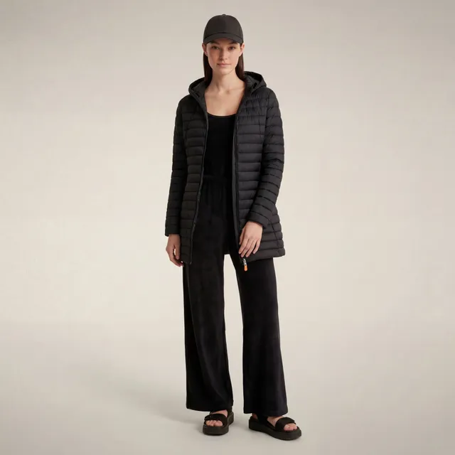 save-the-duck-bryanna-langer-damen-daunenmantel-schwarz-slim-fit image 1