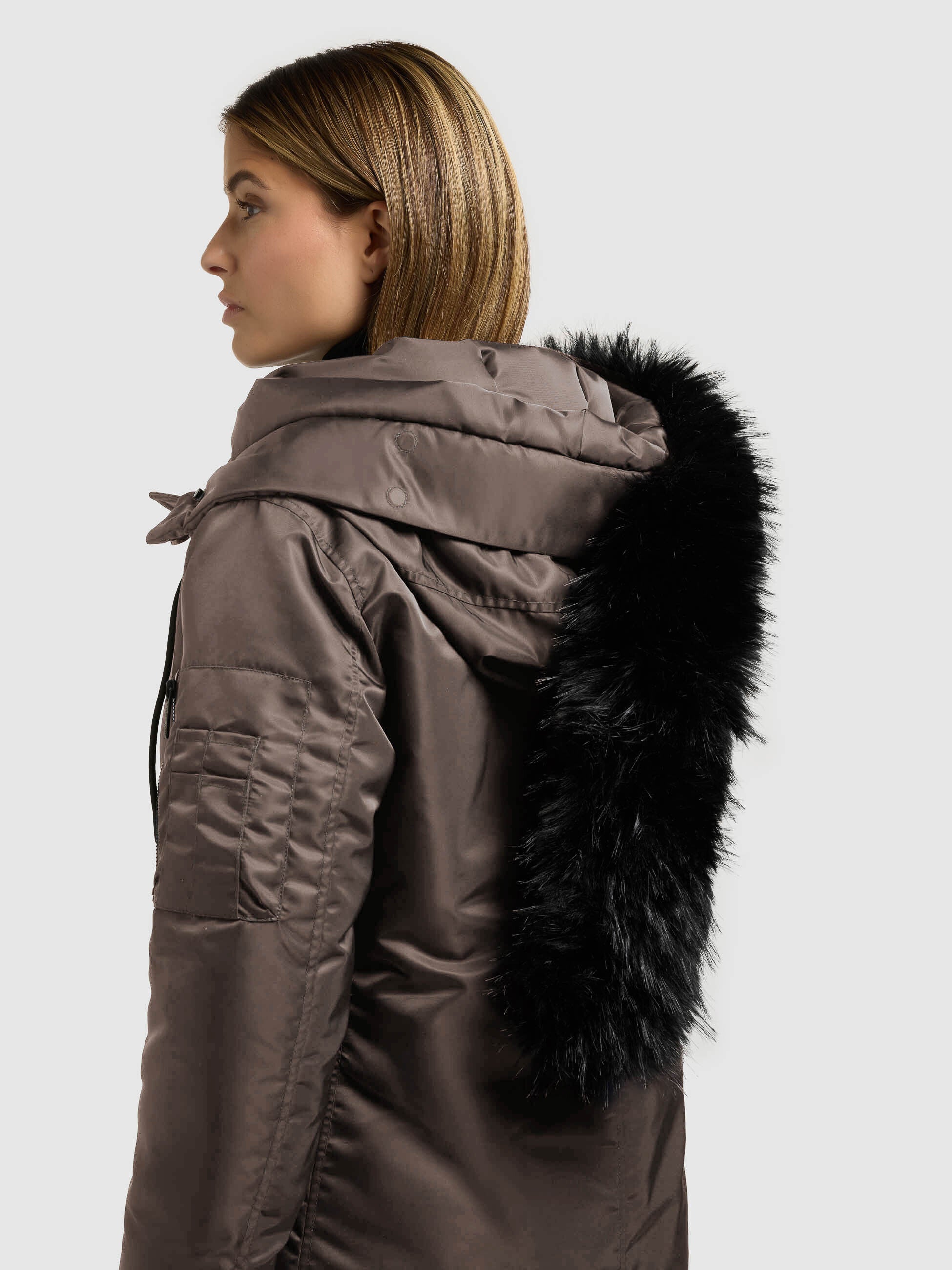 khujo-jilla-wintermantel-potter-brown-mit-kunstfell image 7