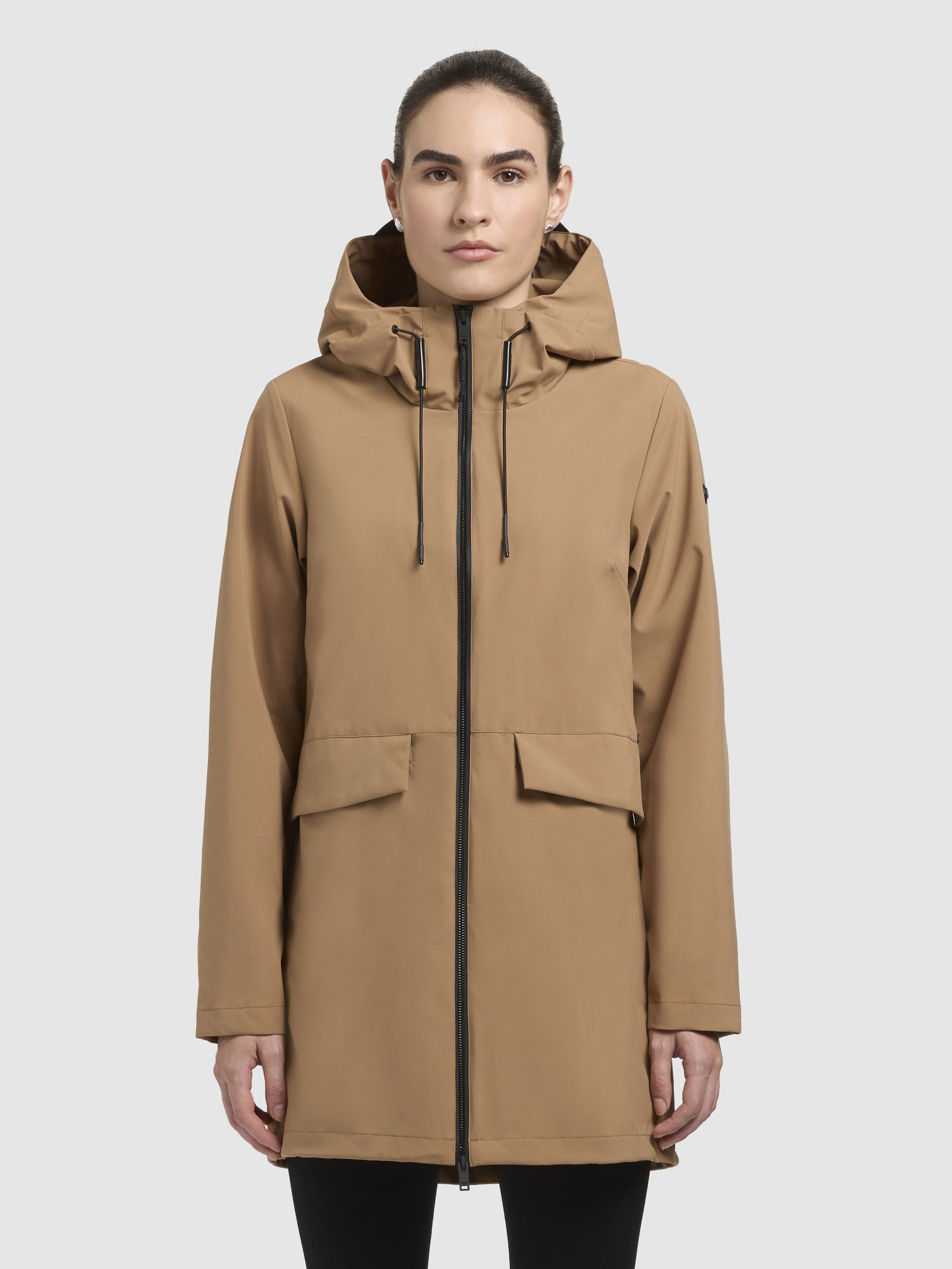 khujo-jacke-yoni-damen-kapuzenjacke-kamel image 4