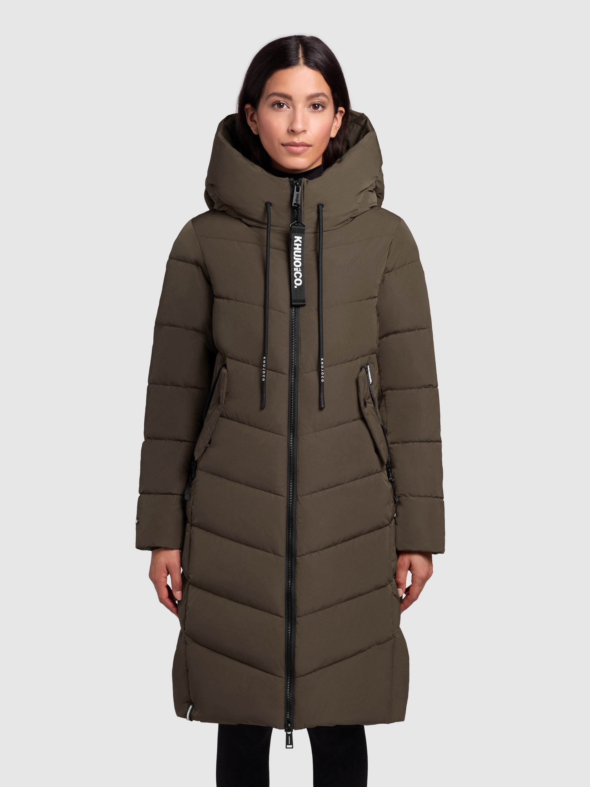 khujo-mantel-mikia2-dark-green-damen-steppmantel-knielang-regular-fit-2 image 4