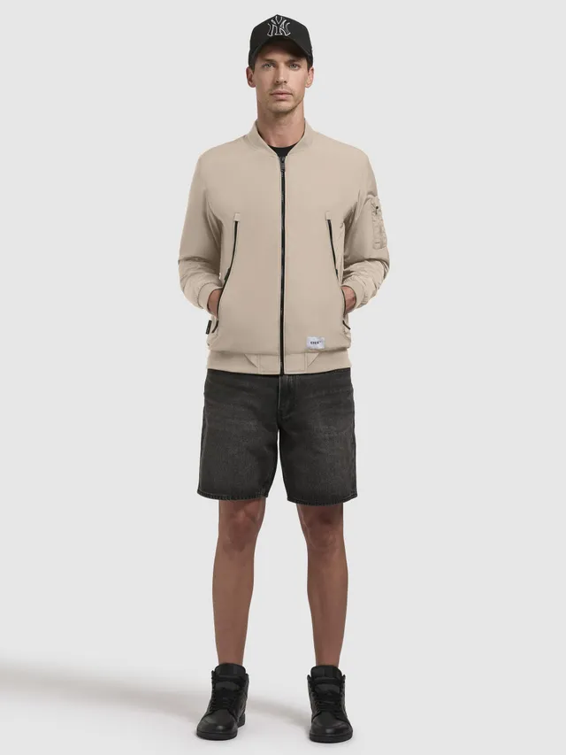 khujo-listener-damen-bomberjacke-beige image 1