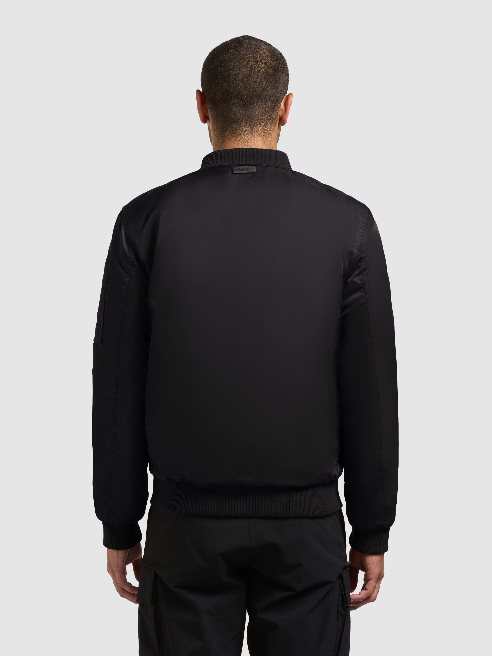 khujo-jacke-adon-black-bomberjacke-h-ftlang-bergangsjacke image 3