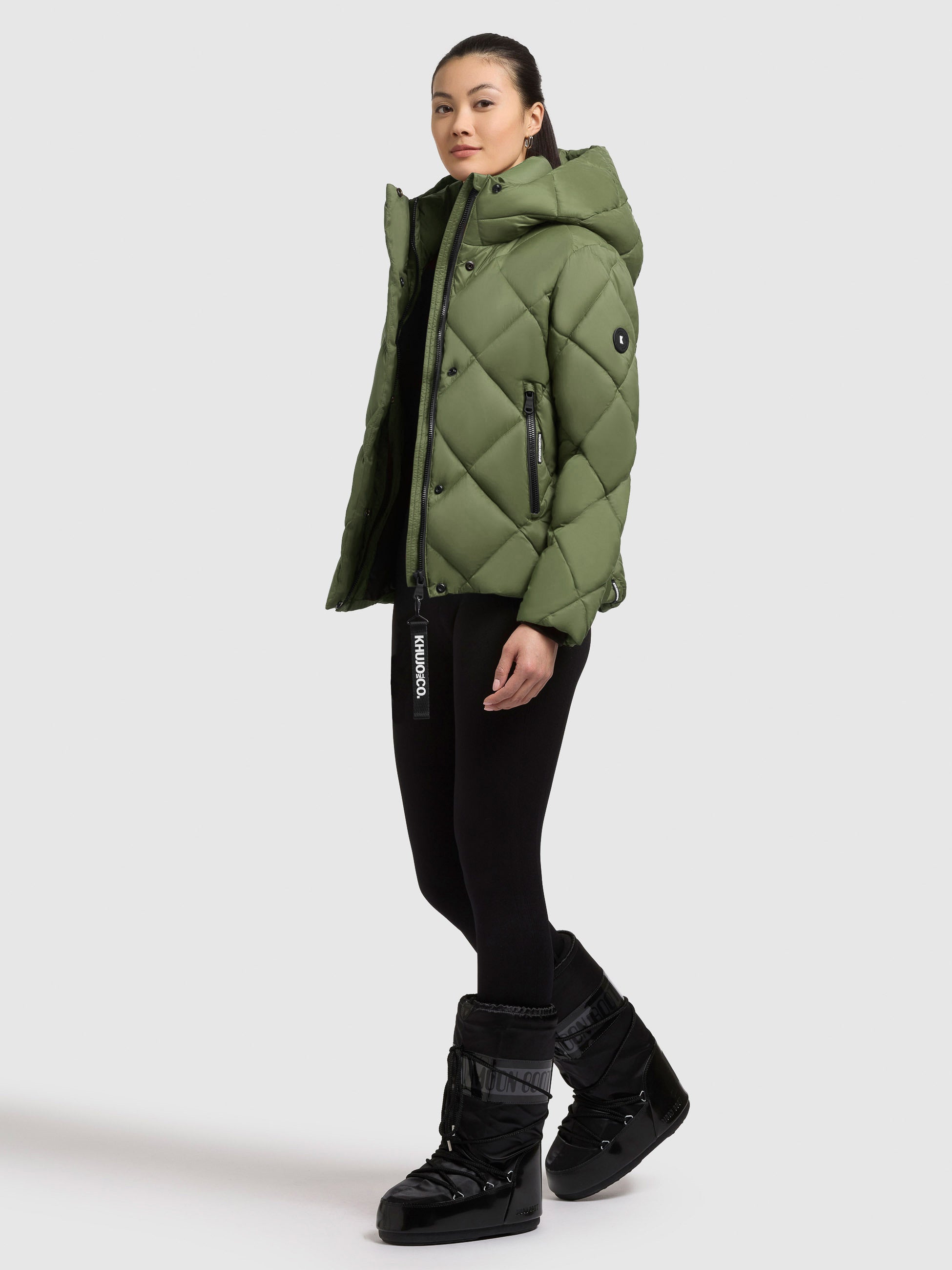 khujo-jacke-lilian-damen-steppjacke-h-ftlang-fern-green image 2