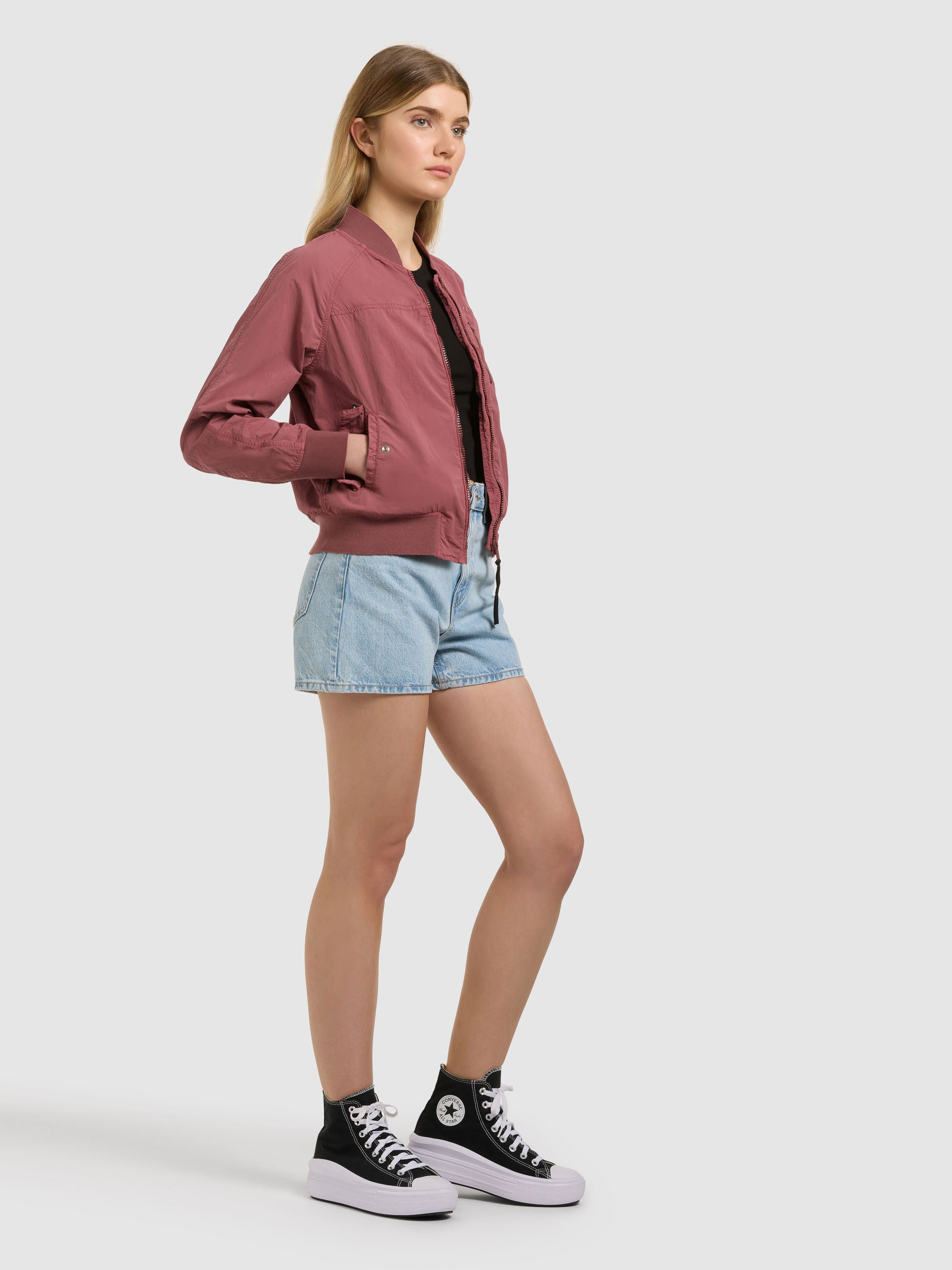 khujo-jacke-zaria-fuchsia-bomberjacke-blouson-ungef-ttert image 6