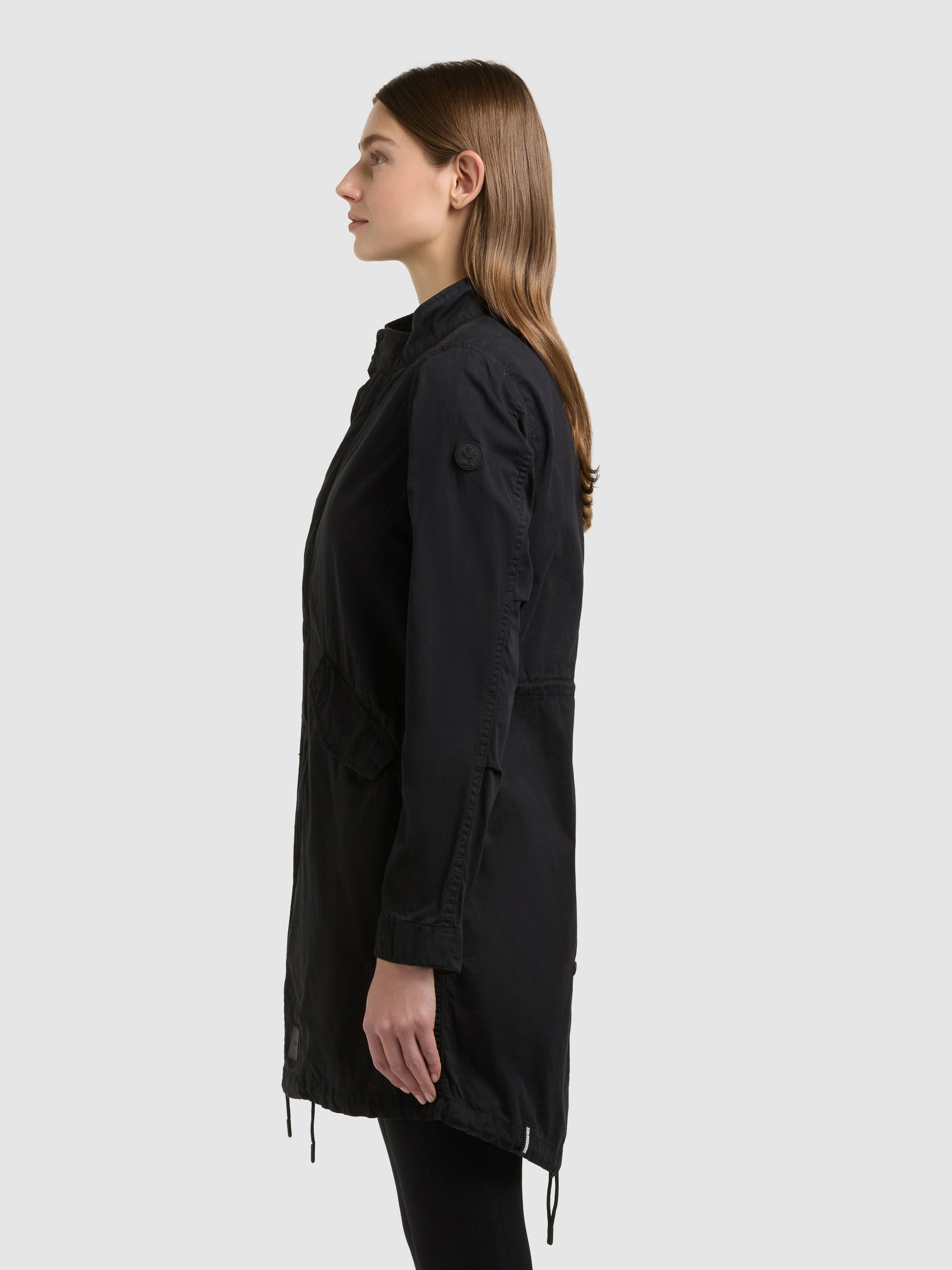 khujo-mantel-theres-black-damen-parka-bergang-baumwoll-twill image 5