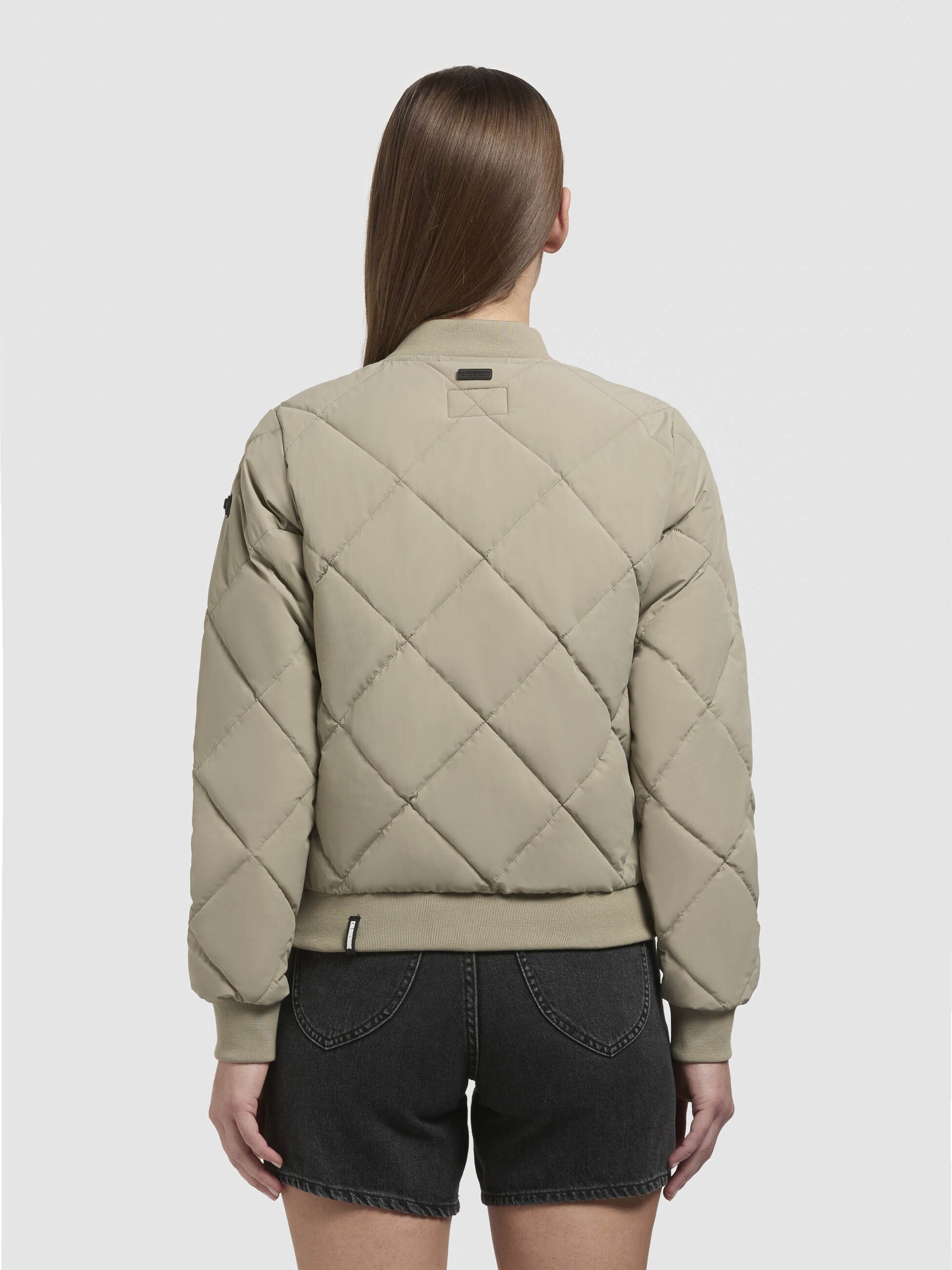 khujo-jacke-ange-damen-bomber-steppjacke-kurz-blassgr-n image 3