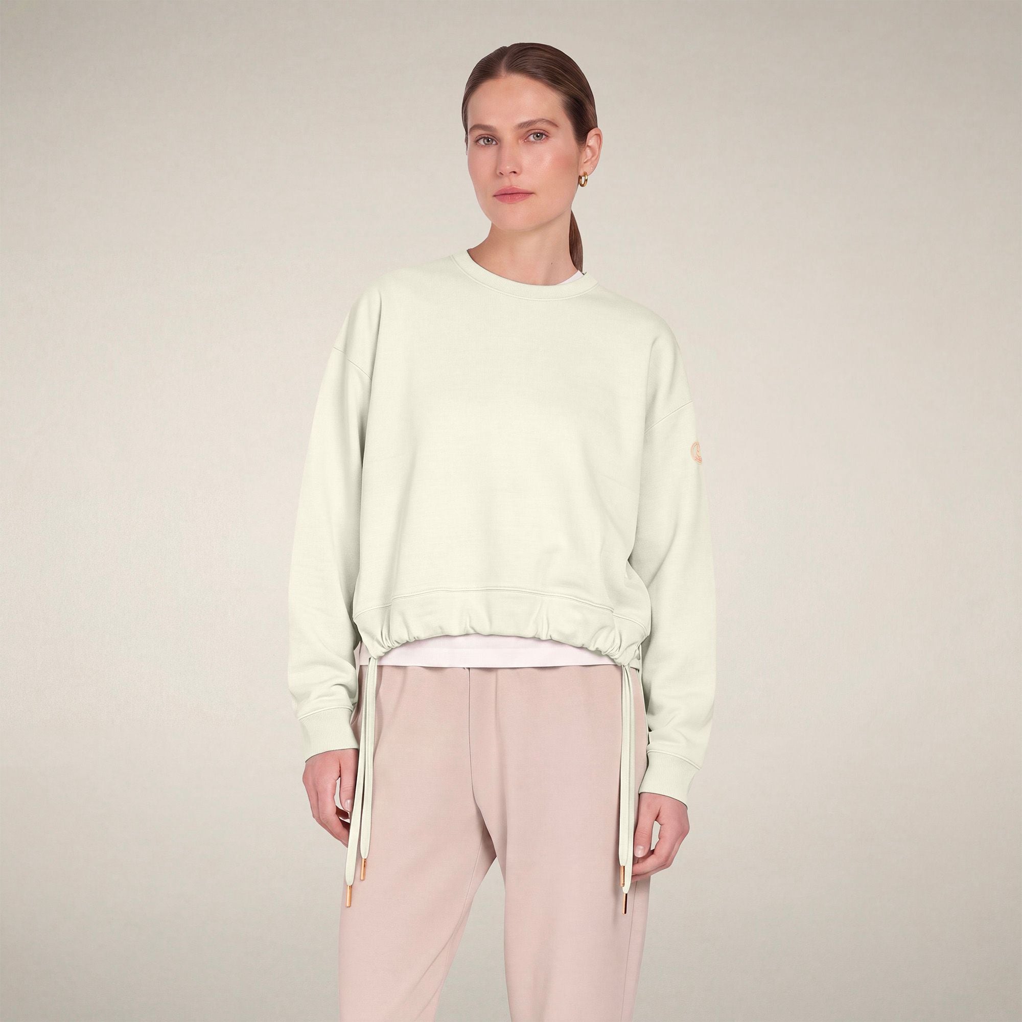 save-the-duck-akemi-damen-sweatshirt-rundhals-bianco-nuvola image 5