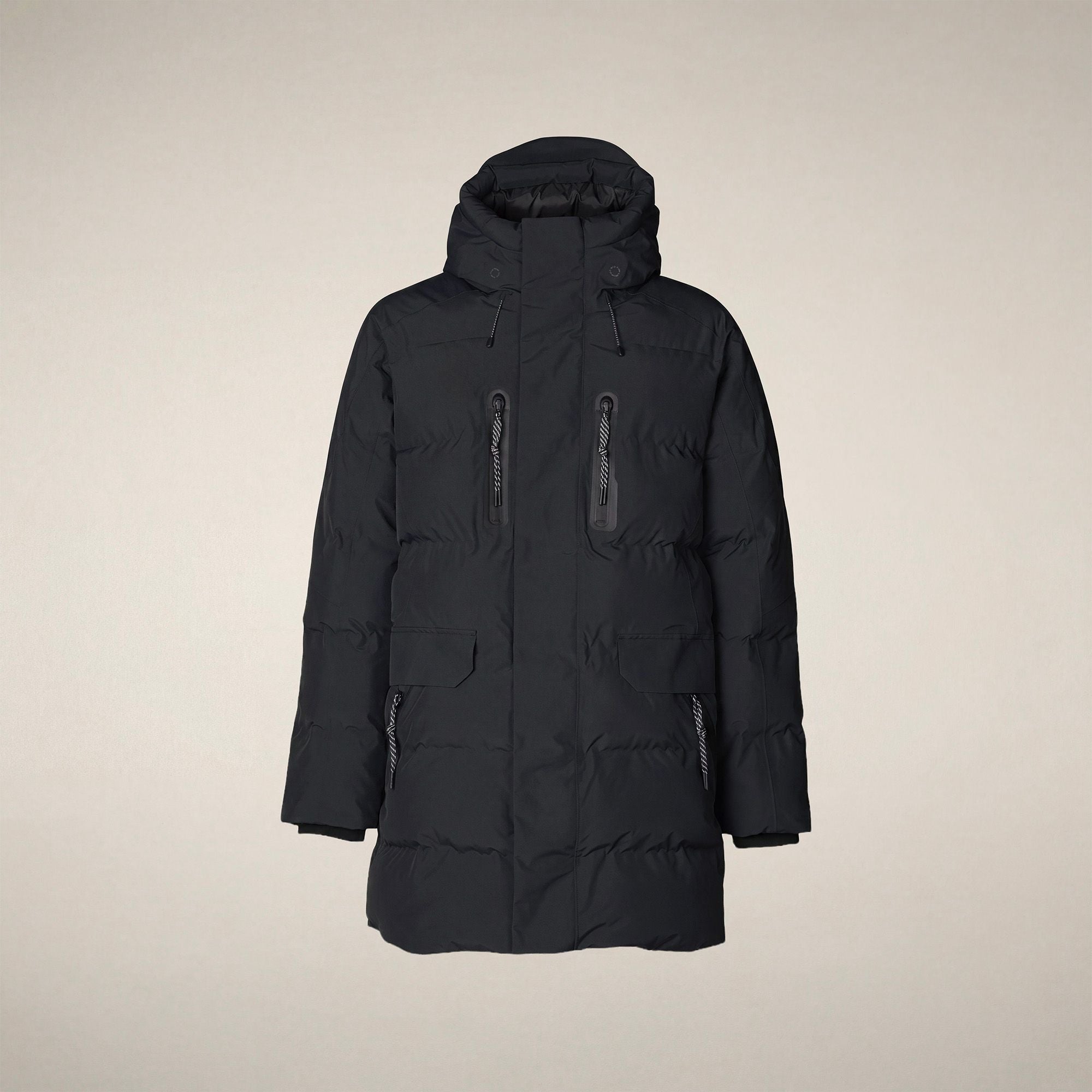 save-the-duck-everest-herren-parka-schwarz-pro-tech-winterparka image 3