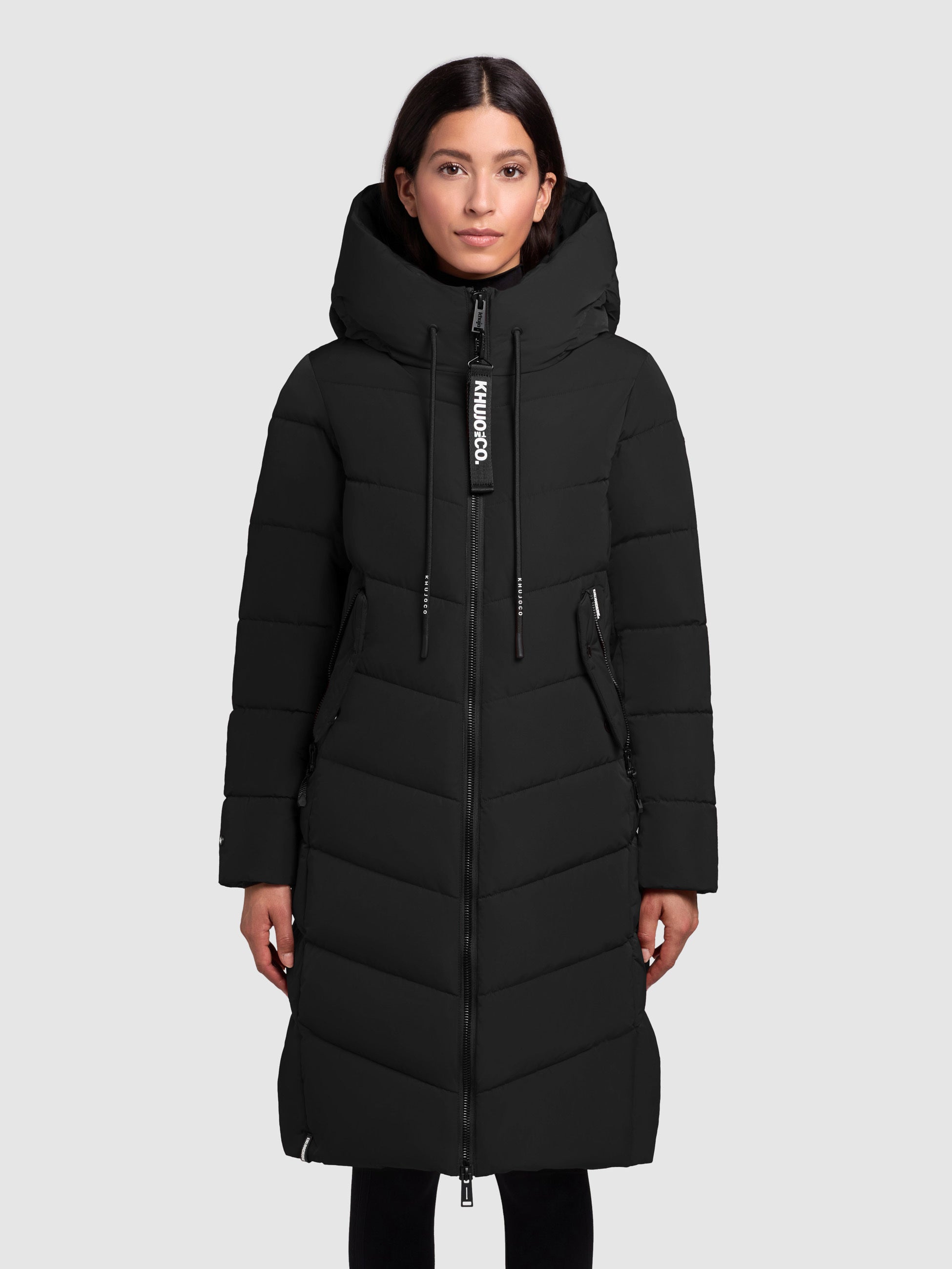 khujo-mantel-mikia2-black-knielanger-steppmantel-damen-schwarz image 4