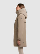 khujo-coat-sina-greige-kurz-wattierter-wintermantel-mit-kapuze image 5