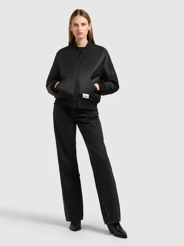 khujo-jacke-kasia-bomber-black-damen image 1