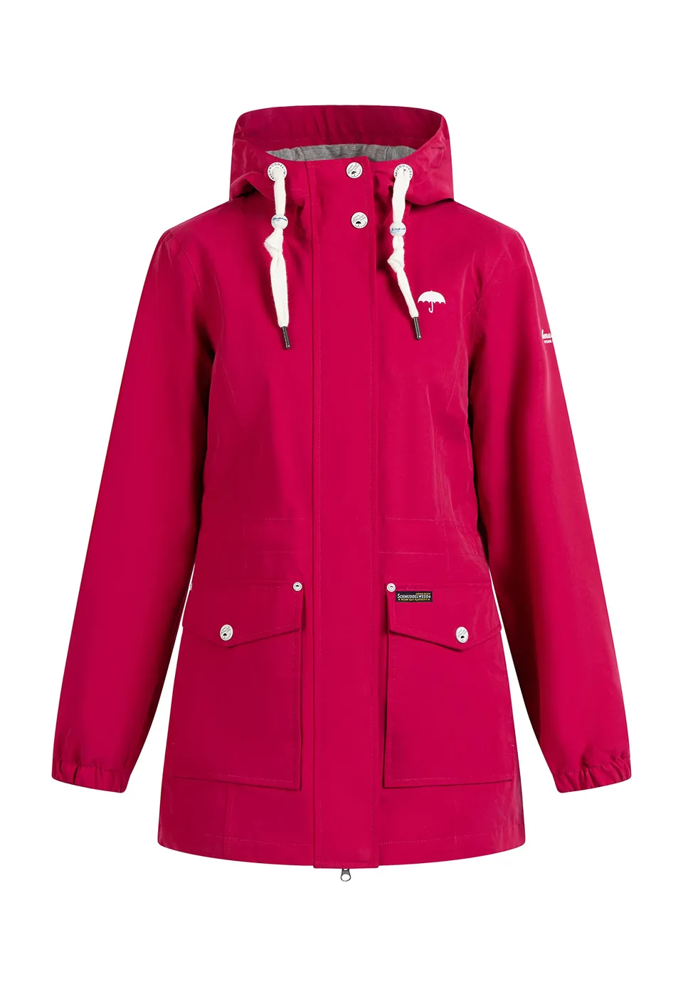 schmuddelwedda-damen-regenjacke-wetterfeste-kurzjacke image 1