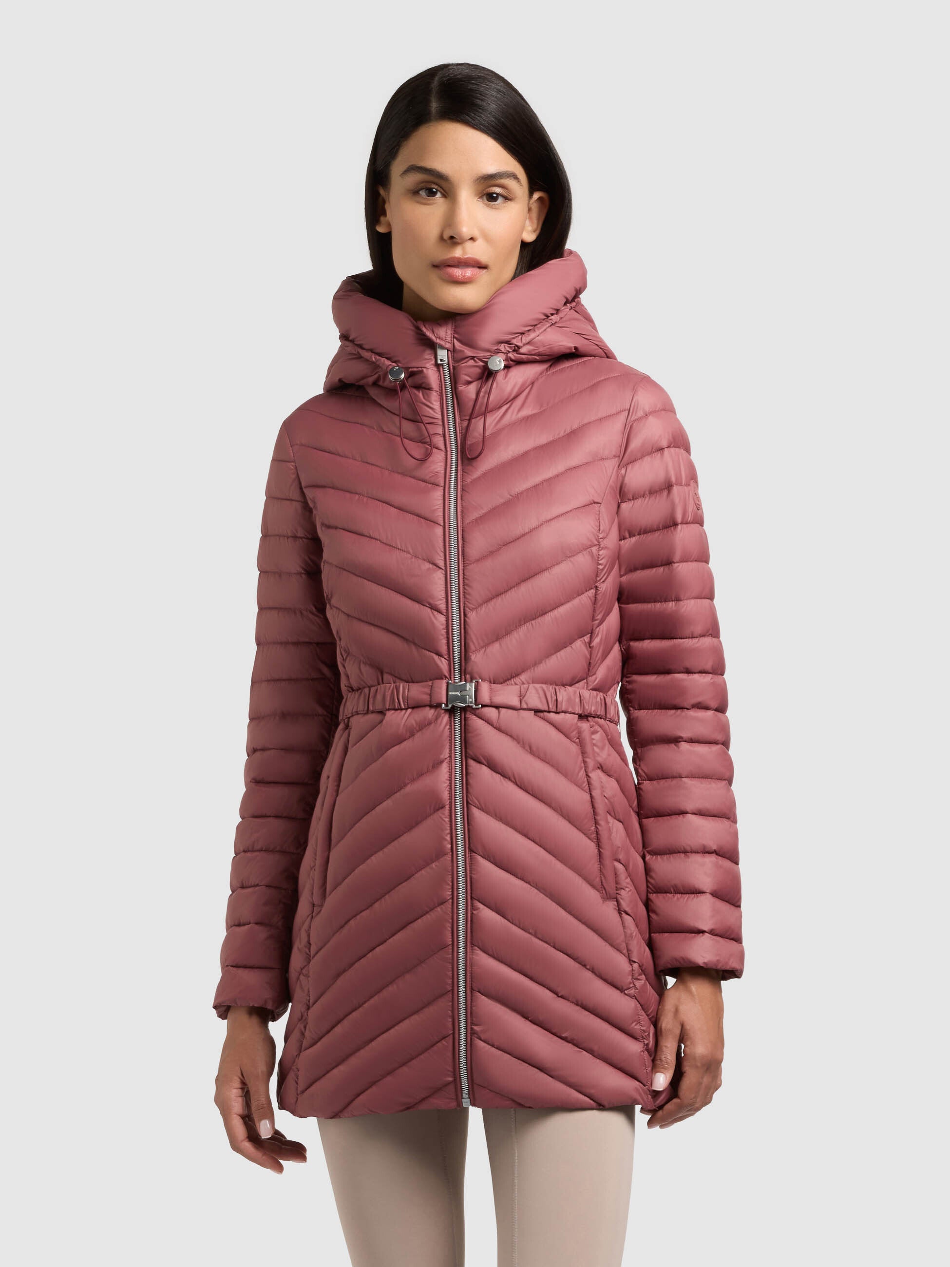 khujo-sola-damen-steppjacke-fuchsia-slim-fit image 1