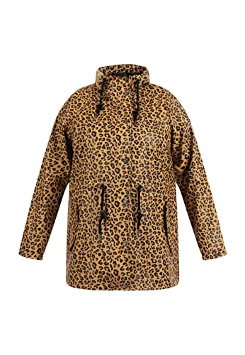schmuddelwedda-damen-plus-size-regenmantel-mit-leoprint image 7