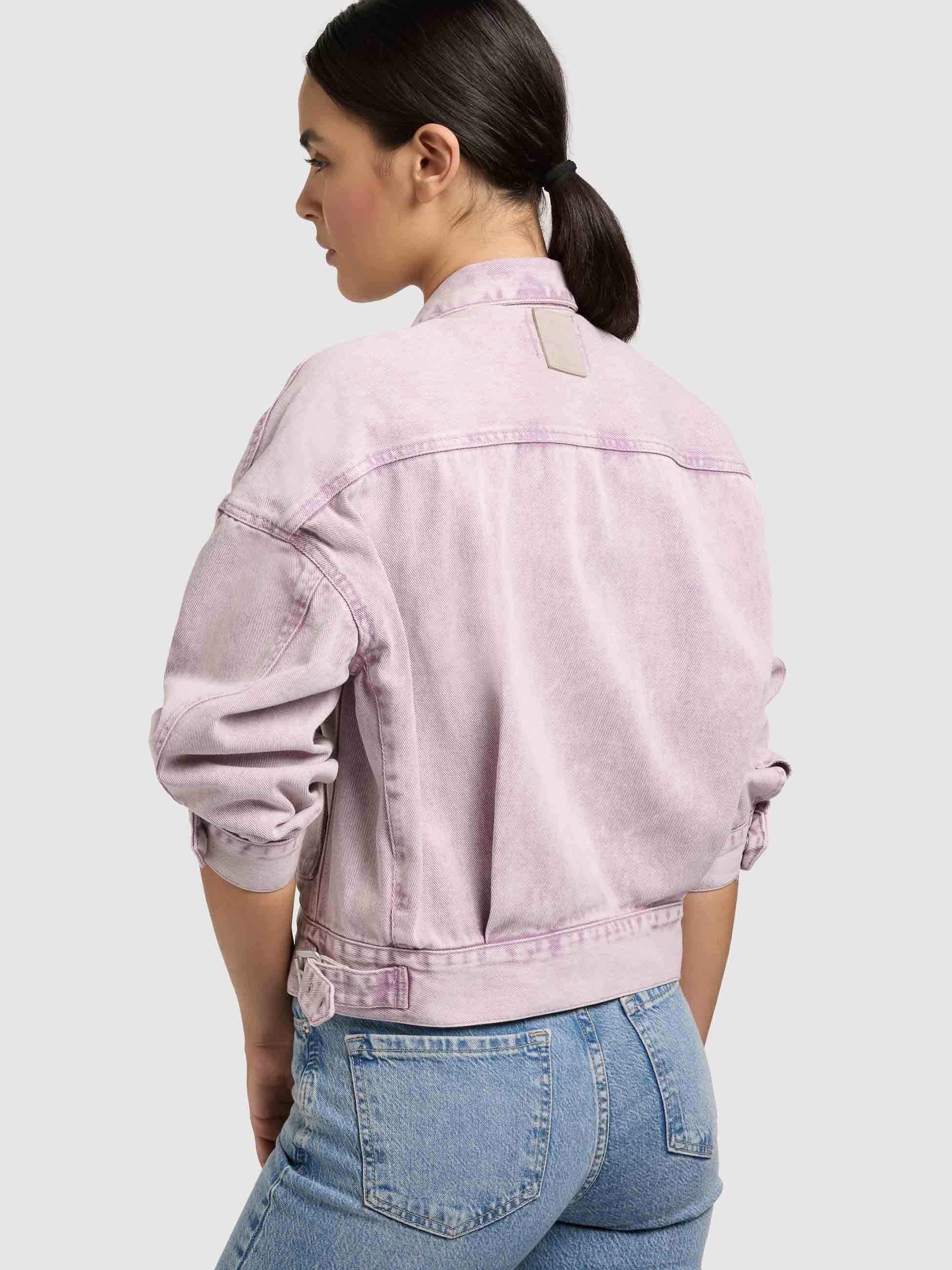 khujo-jacke-nelina-violet-jeansjacke-damen-aus-baumwoll-denim image 7