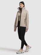 khujo-jacke-raibe-beige-leichte-sommerjacke-damen-mit-kapuze image 2