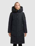 khujo-coat-jange2-matt-port-blue-damen-wintermantel-loose-fit-knielang image 4