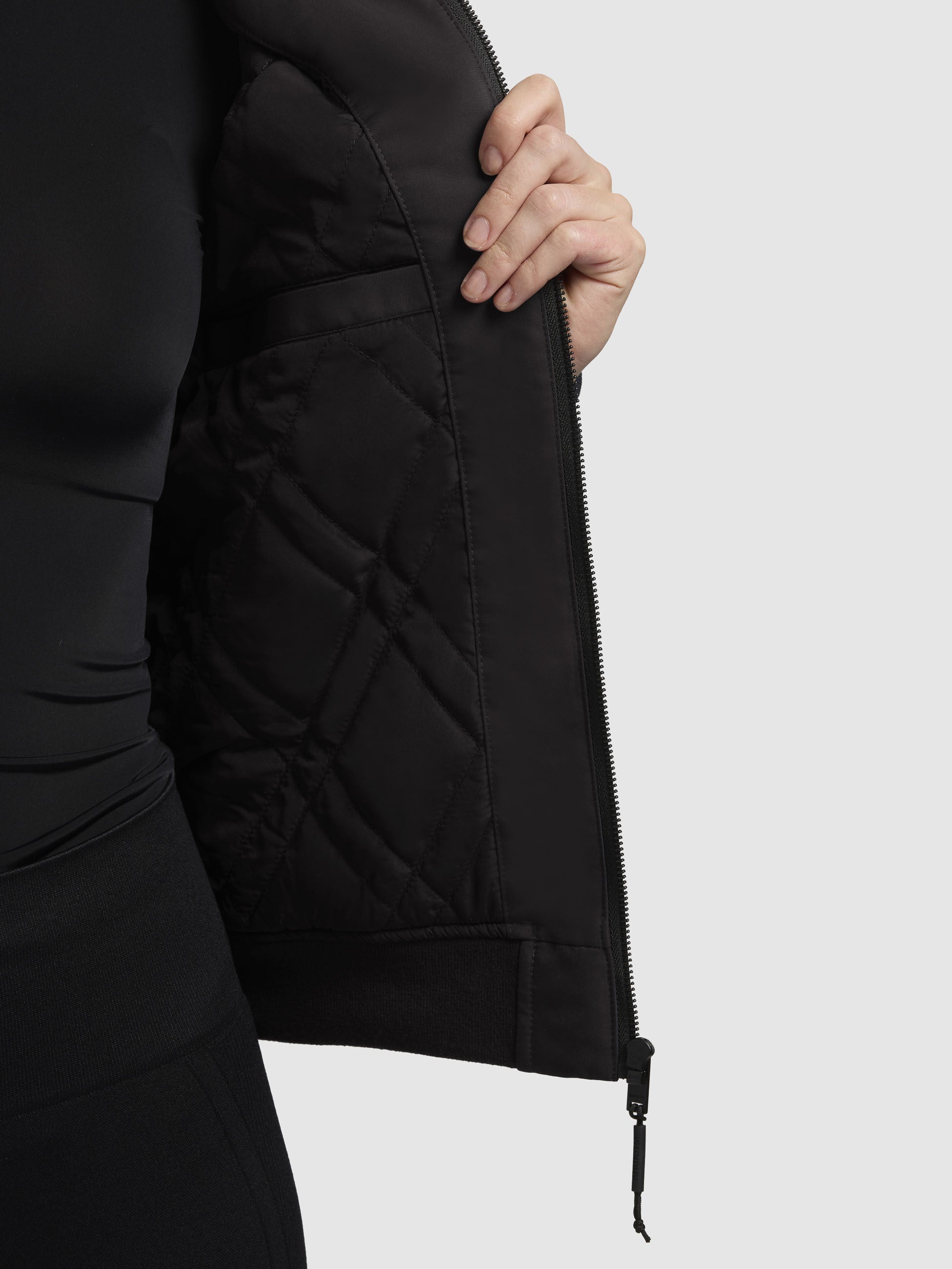 khujo-jacke-philo-schwarz-damen-blouson-bomberjacke-regular-fit image 8