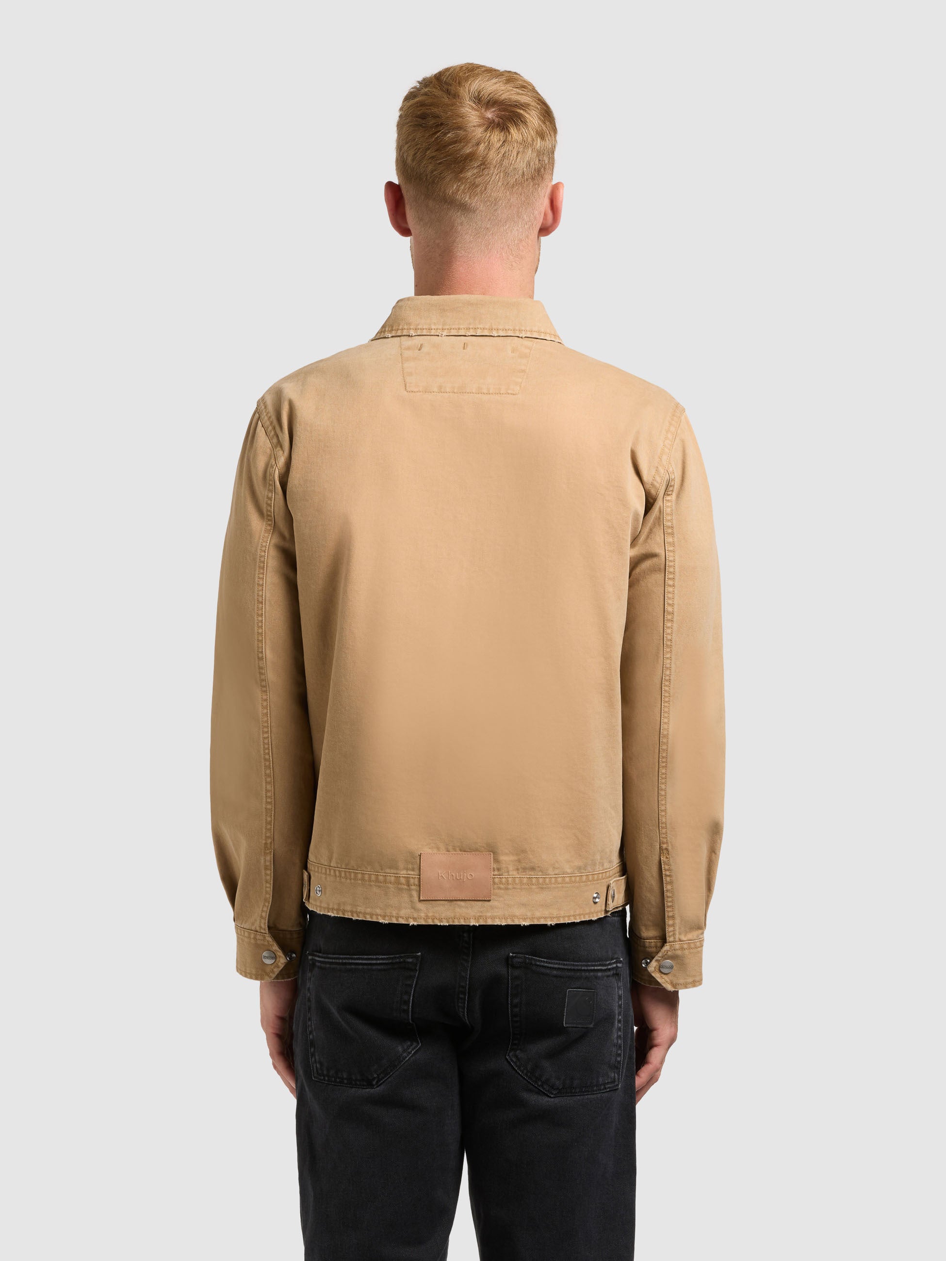 khujo-jacke-janno-blouson-im-used-look-in-camel image 3