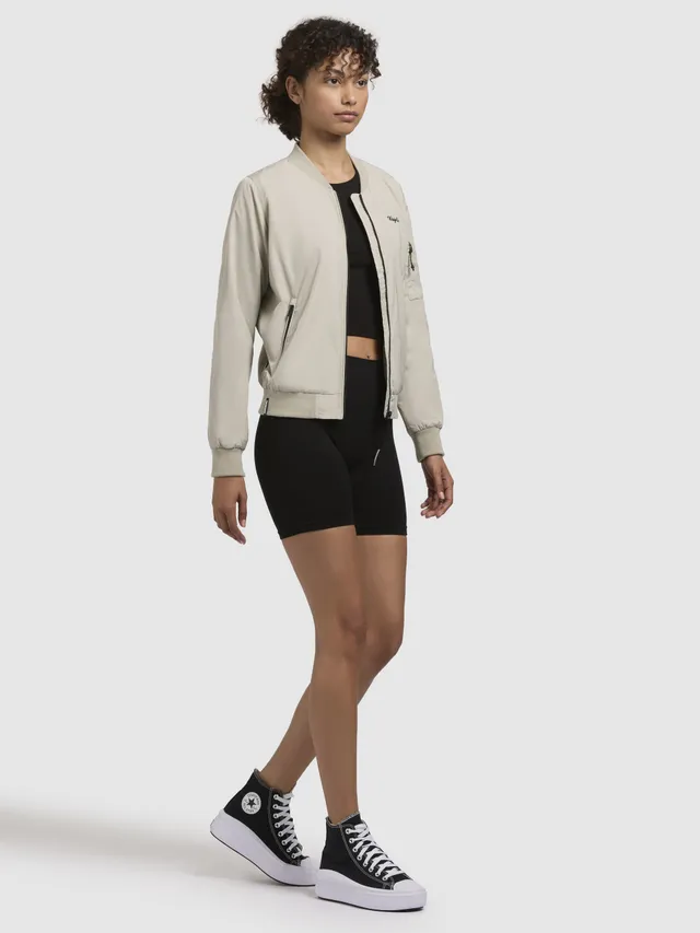 khujo-cend-damen-bomberjacke-pale-green image 1