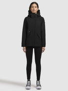 khujo-jacke-sang-schwarz-leichte-regenjacke-regular-fit image 2
