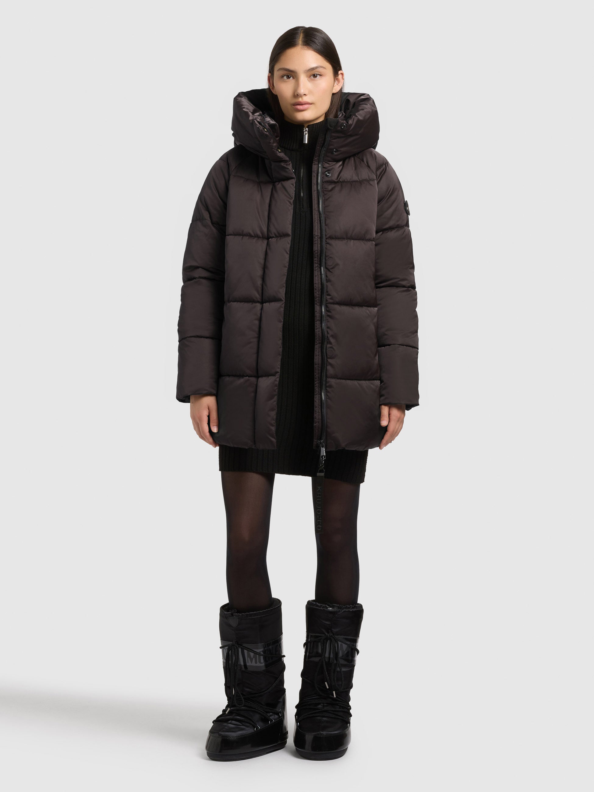 khujo-suda-damen-winterjacke-moody-plum-loose-fit image 2