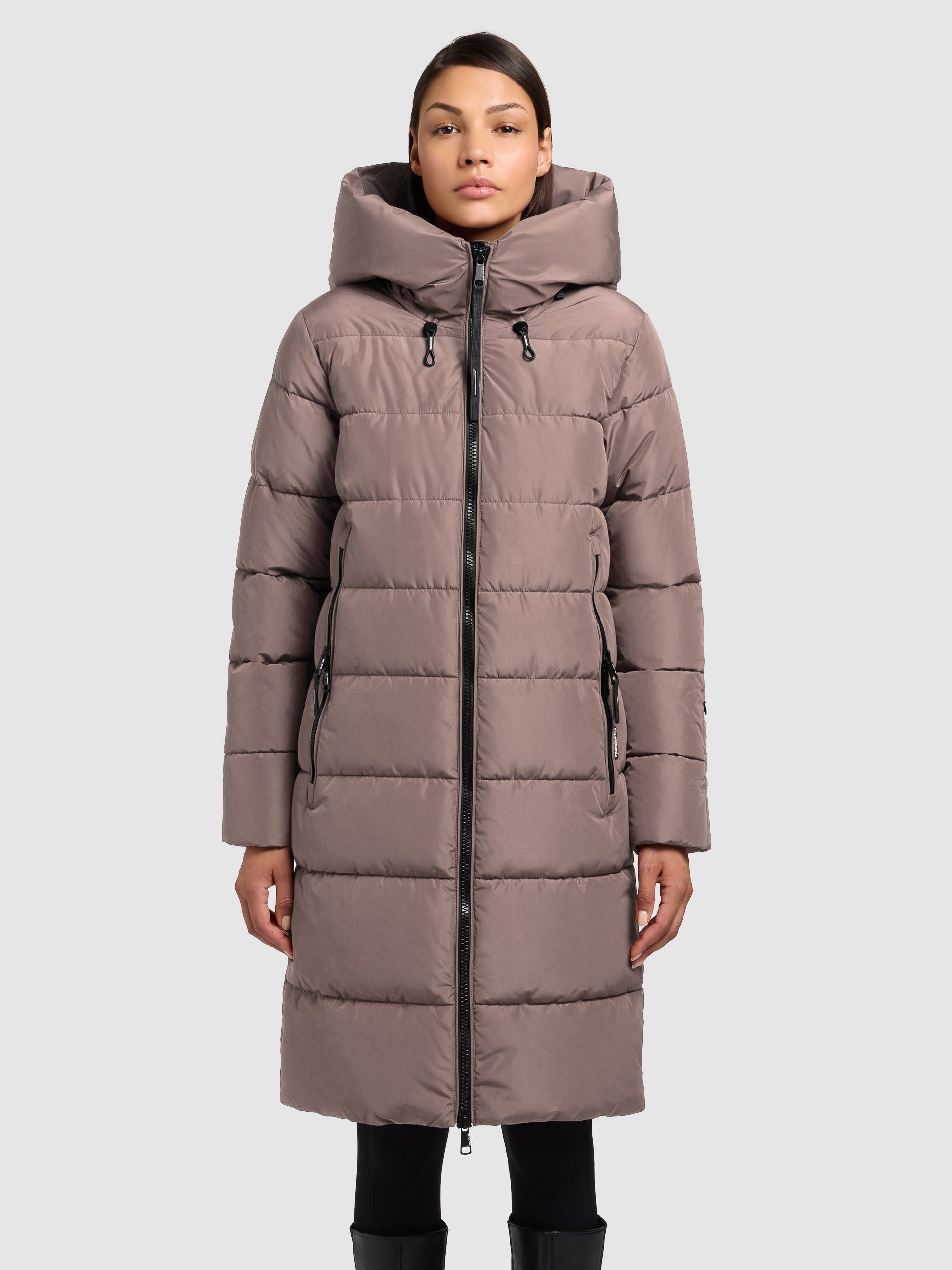 khujo-steppmantel-jilias5-taupe-damen-lange-winterjacke-mit-kapuze image 4