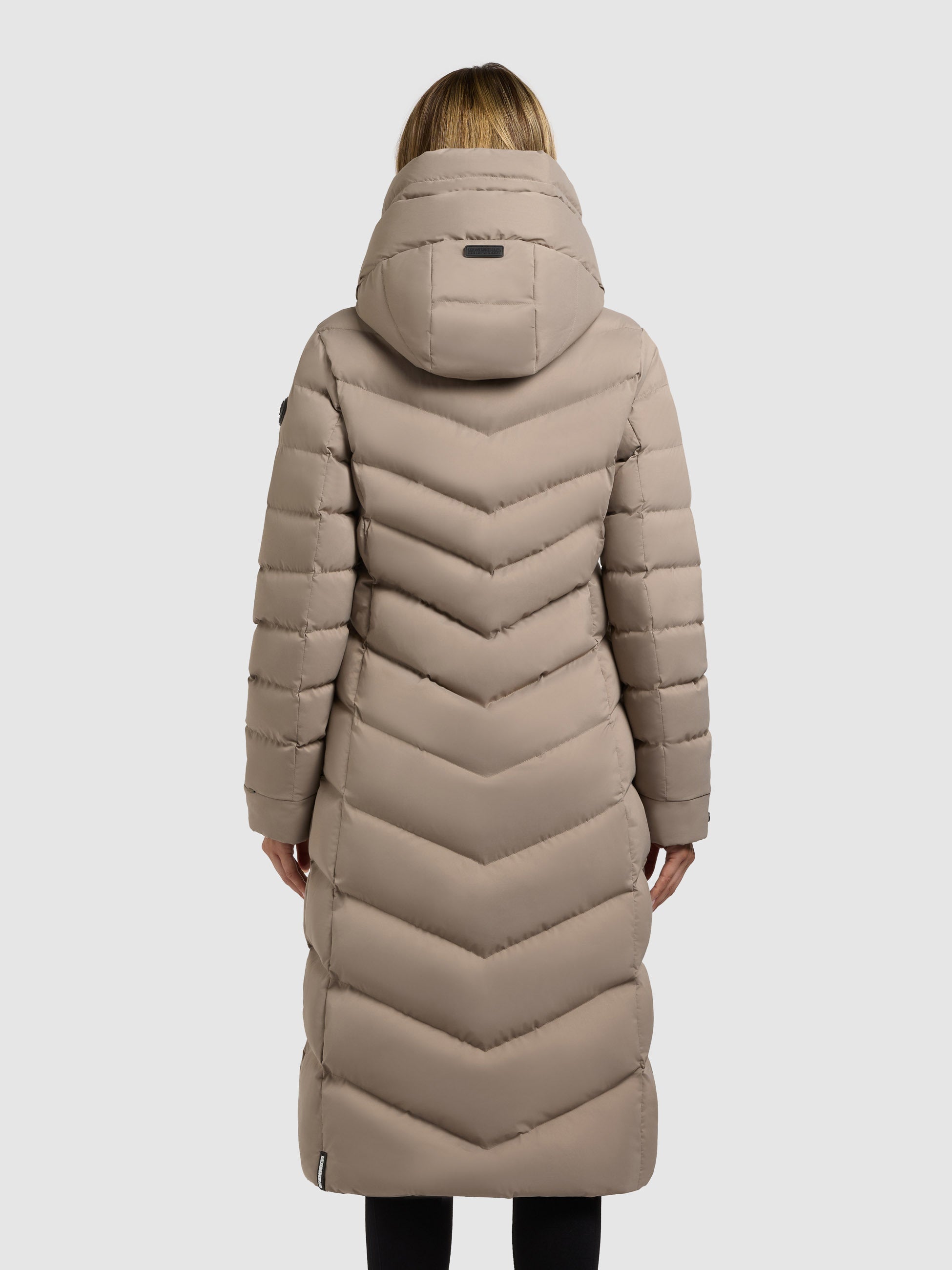 khujo-mantel-stoane2-greige-wadenlanger-damen-steppmantel-regular-fit image 3