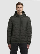 khujo-jacke-omer-dark-green-h-ftlange-steppjacke-regular-fit image 4