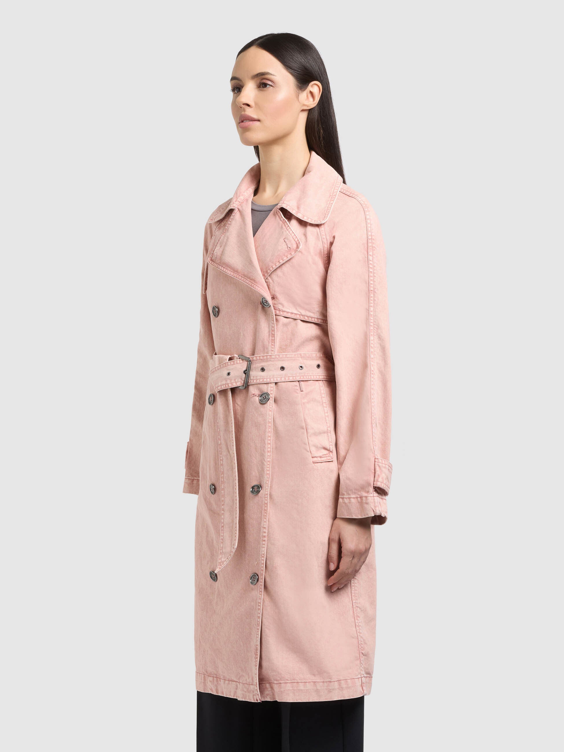 khujo-mantel-enza-blush-pink-damen-jeans-trench-aus-denim image 5