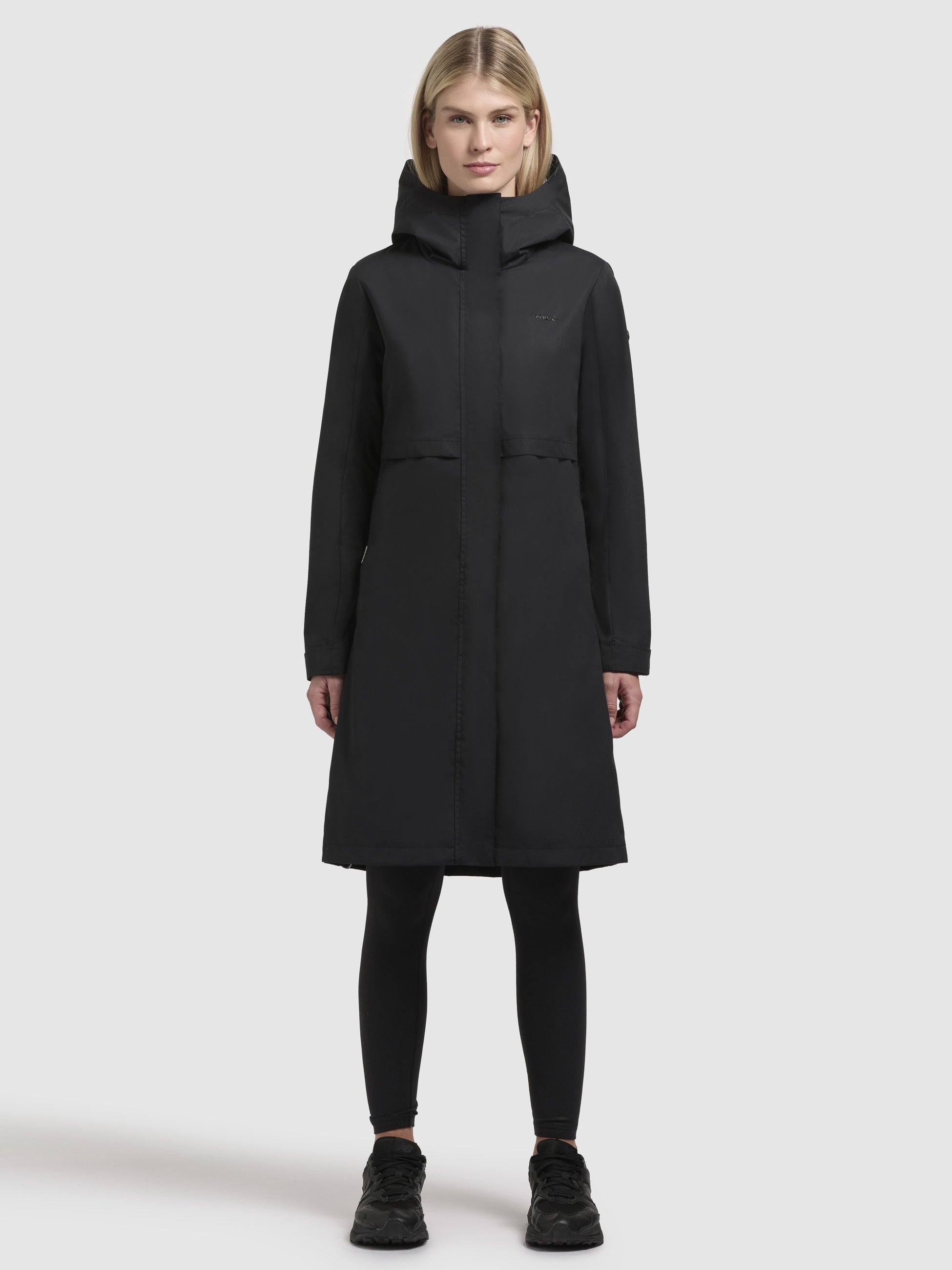 khujo-mantel-talvi-schwarz-kurzmantel-slim-fit-mit-leo-innenfutter image 6