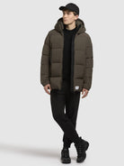 khujo-jacke-roan-khaki-gesteppte-winterjacke-mit-kapuze image 2