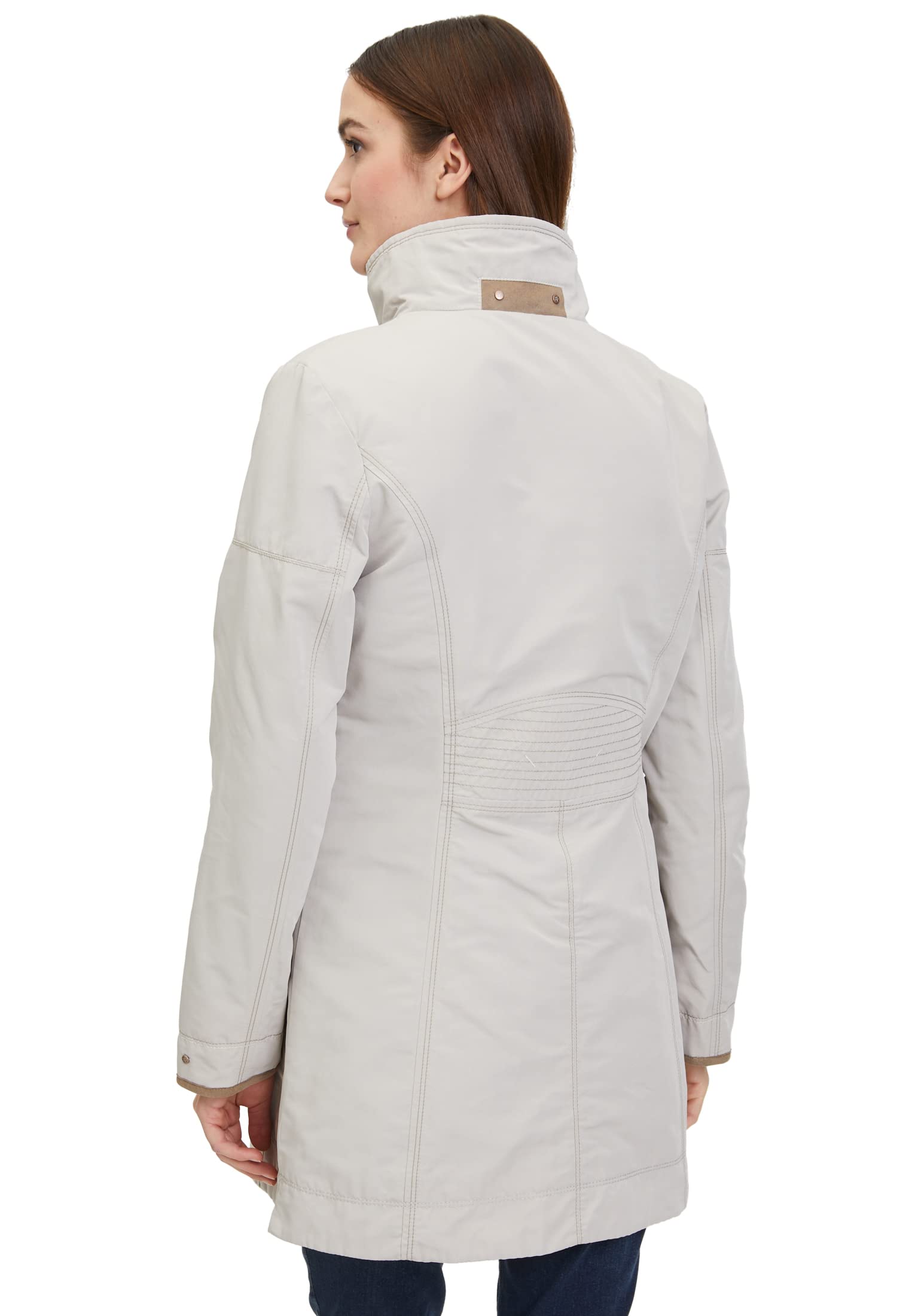 gil-bret-damen-sommerjacke-ripsware-mit-veloursleder-und-nieten image 2