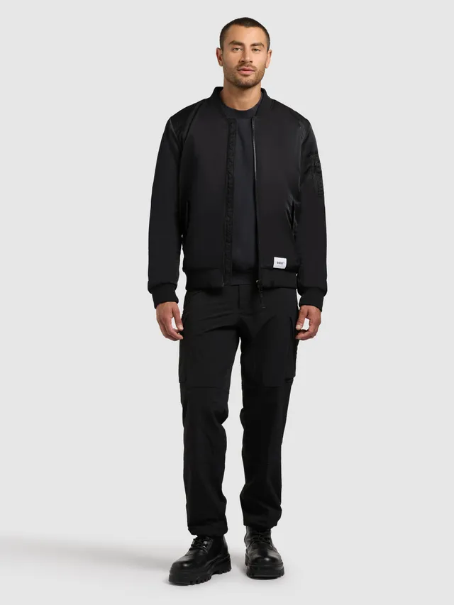 khujo-jacke-adon-black-h-ftlange-damen-bomberjacke-bergangsjacke image 1