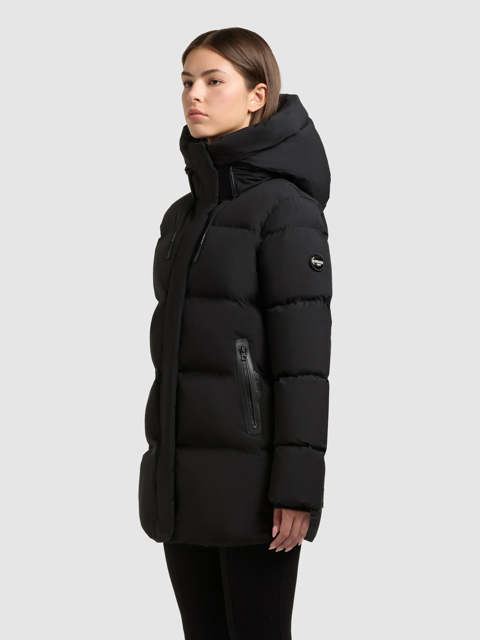 khujo-drown-matt-steppjacke-winterjacke-f-r-damen-schwarz image 5