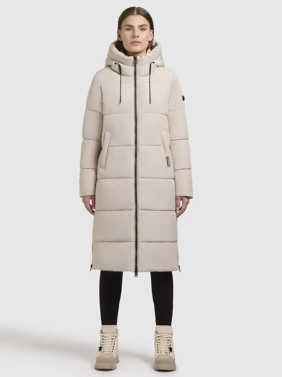 khujo-mantel-miri2-steppmantel-hellbeige-regular-fit image 1