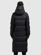 khujo-coat-zinnia-port-blue-damen-wadenlanger-crinkle-steppmantel image 3