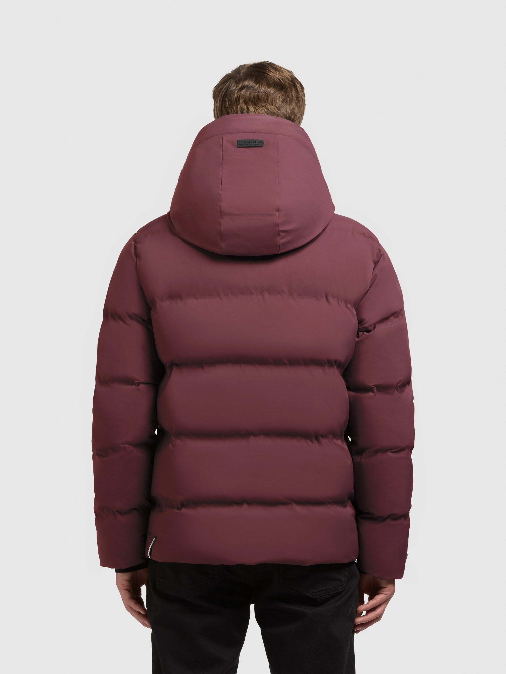 khujo-jacke-silas3-moscato-red-steppjacke-mit-kapuze-gef-ttert image 3