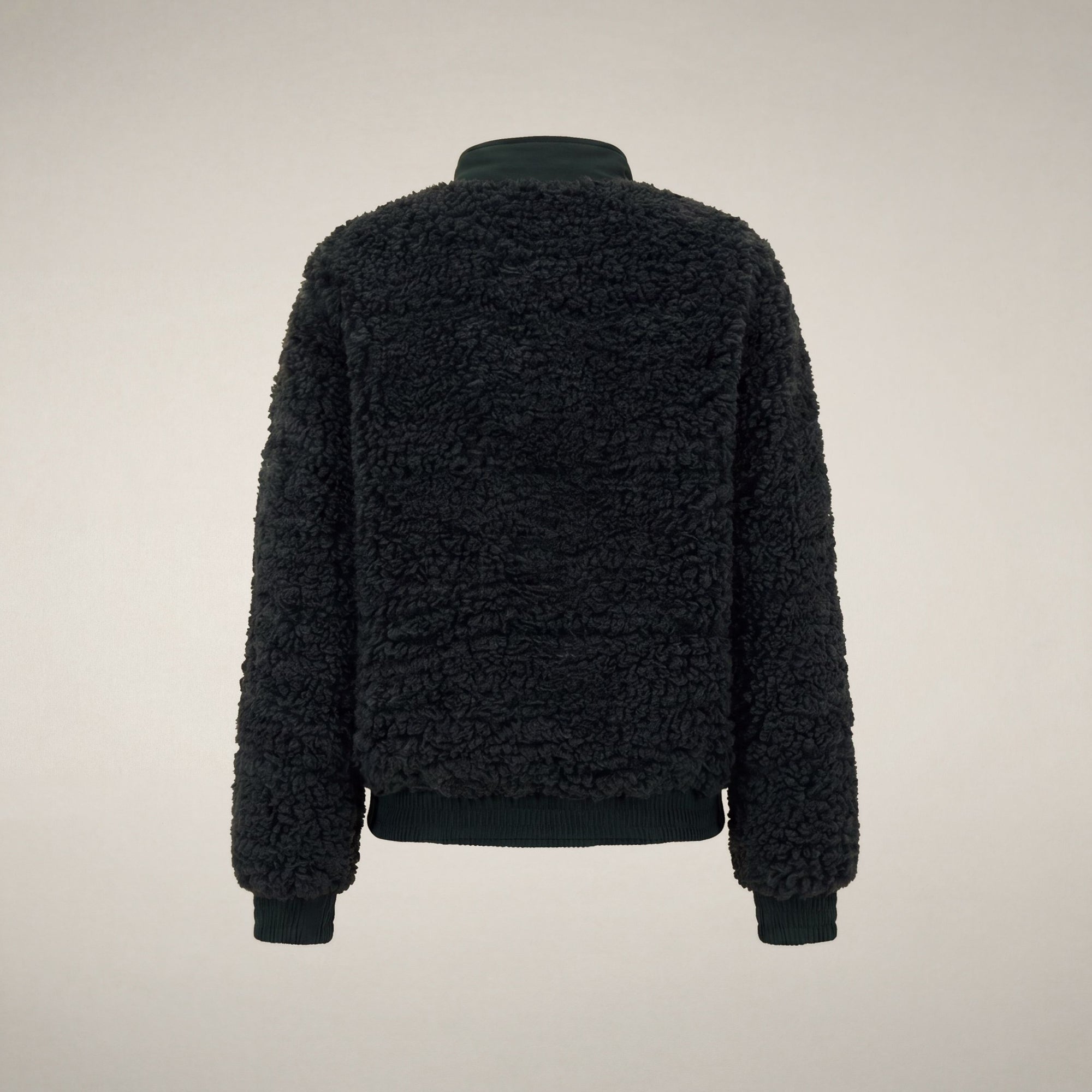 save-the-duck-valery-damen-puffer-nori-gr-n-bomber-aus-pelz-optik image 4