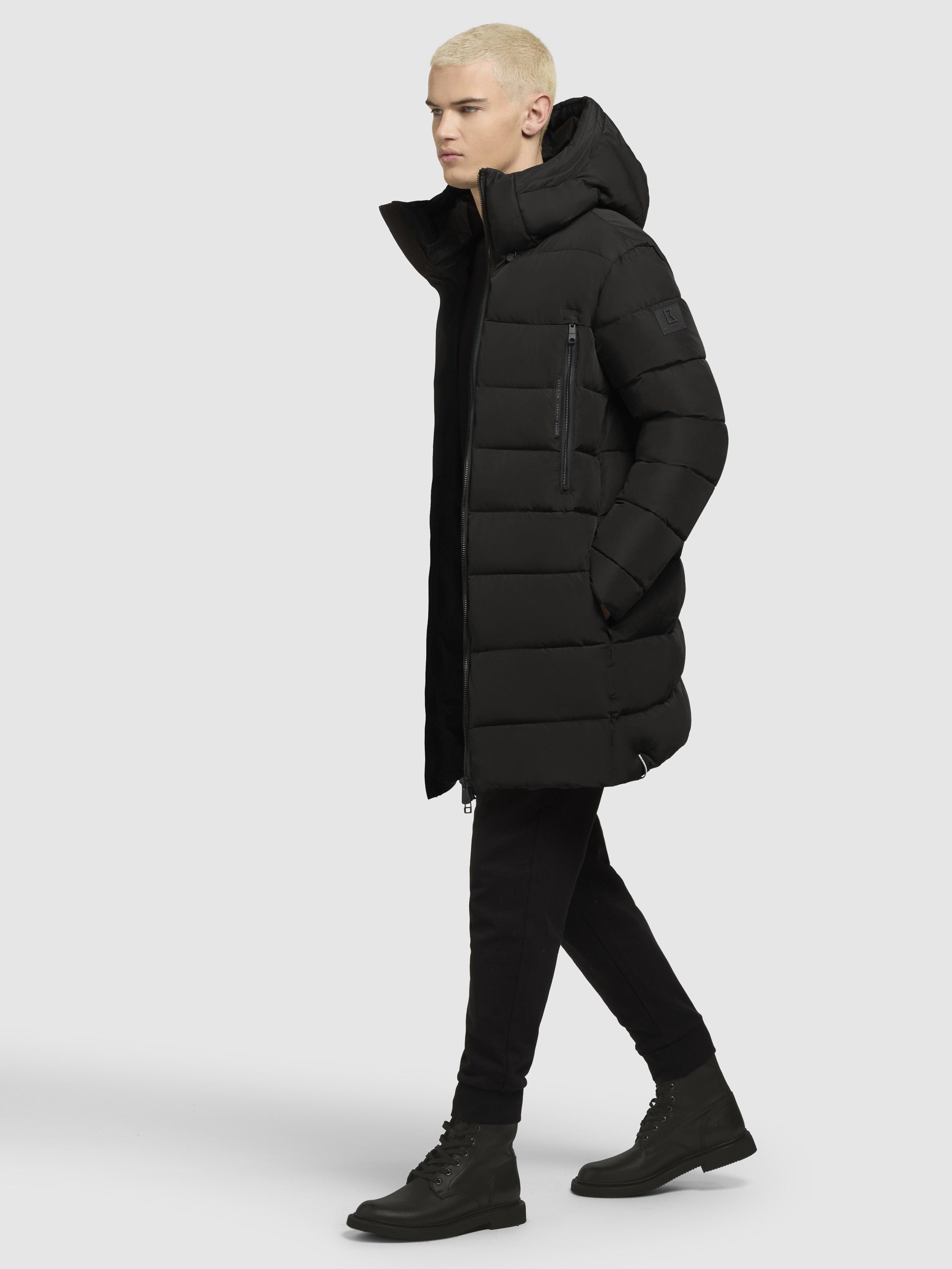 khujo-unker-damen-parka-dunkelgrau-loose-fit image 2