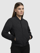 khujo-jacke-ange-schwarz-bomber-steppjacke image 7