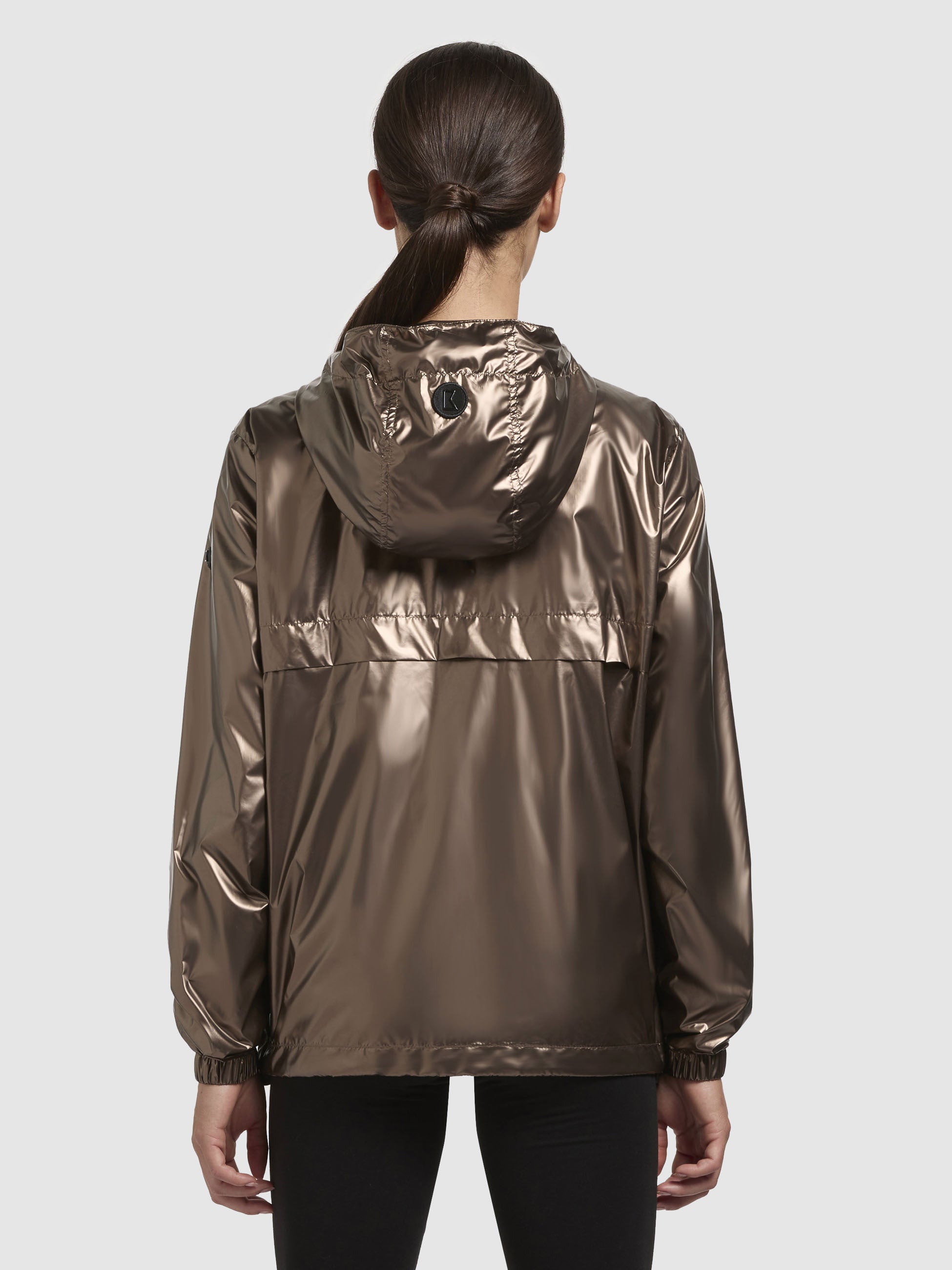 khujo-jacke-evelyn-braun-metallic-h-ftlange-kapuzenjacke-damen-regular-fit image 3