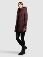 khujo-coat-nita4-moscato-red-gesteppter-damen-kurzmantel-mit-strickb-ndchen image 2