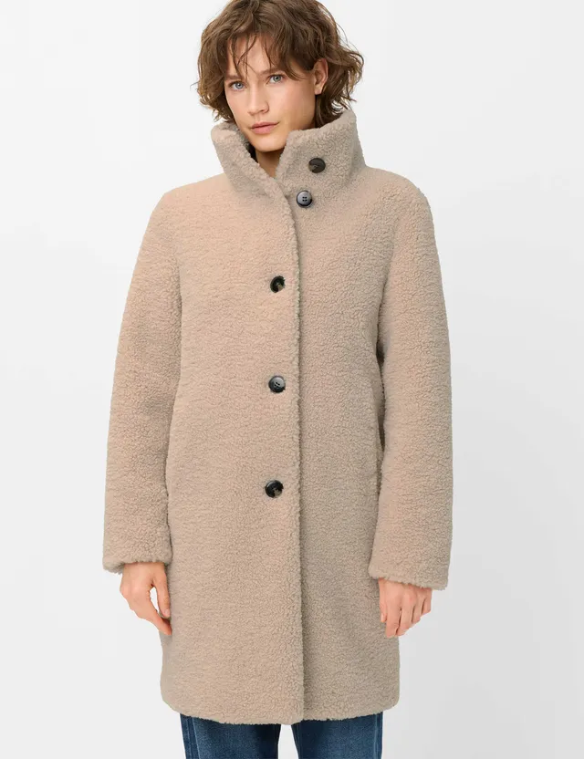 fuchs-schmitt-kurzmantel-basel-damen-teddy-kurzmantel-mit-stehkragen image 1