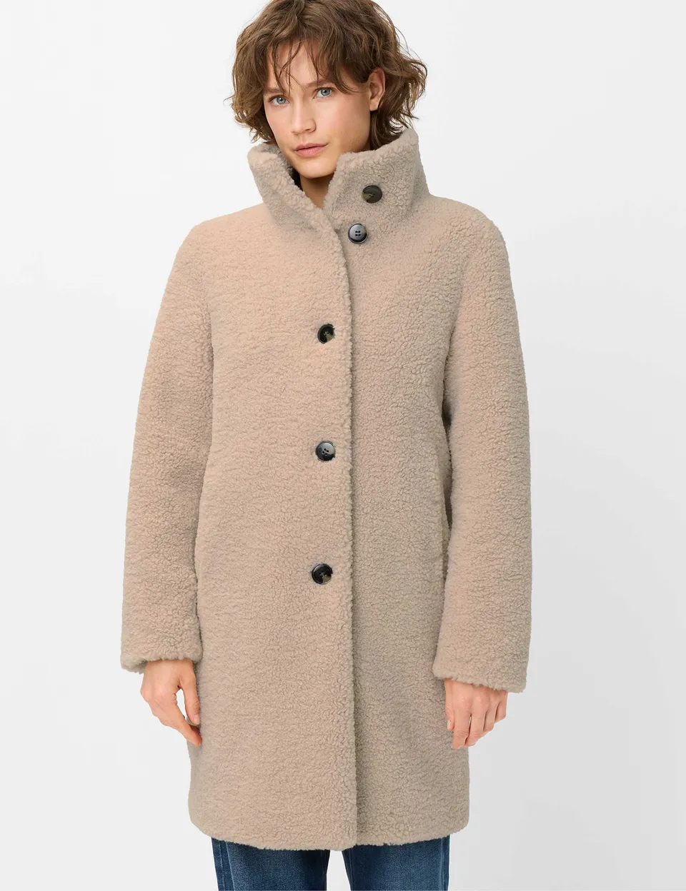 fuchs-schmitt-kurzmantel-basel-damen-teddy-kurzmantel-mit-stehkragen image 1