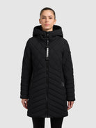 khujo-ivana-mantel-black-kurzer-wattierter-steppmantel-mit-herausnehmbarem-einsa image 4