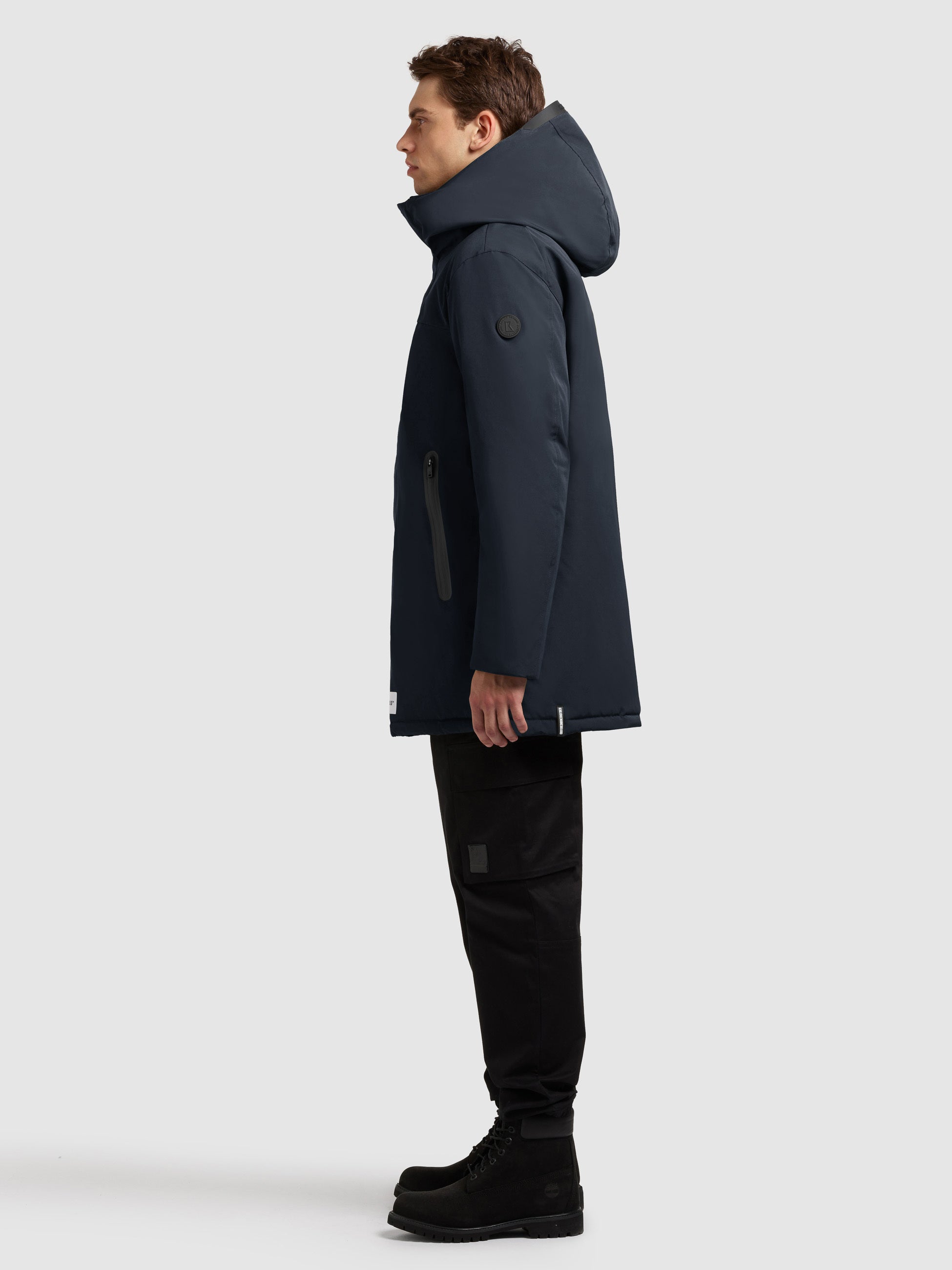 khujo-kann2-parka-port-blue-warm-wattierte-winterjacke-mit-kapuze image 5