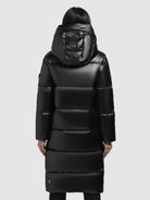 khujo-mantel-rachel-shiny-schwarz-steppmantel-knielang-regular-fit image 3